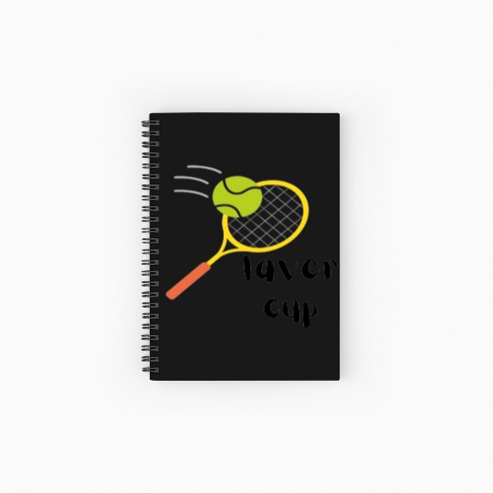 laver cup tennis Spiral Notebooks   Ruled Line