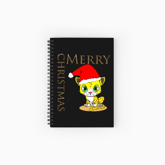 Merry Christmas, Happy New Year 2023 Spiral Notebooks   Ruled Line