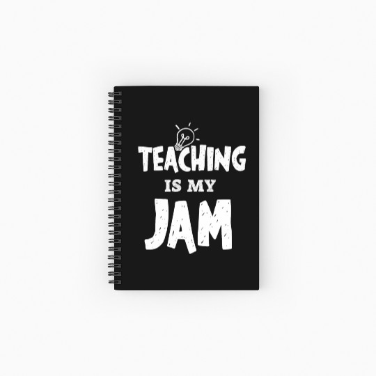 Teaching Is My Jam School Teacher Appreciation Spiral Notebooks   Ruled Line