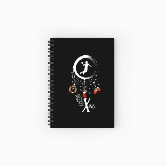 Winter dreamcatcher Christmas Handball girl Spiral Notebooks   Ruled Line