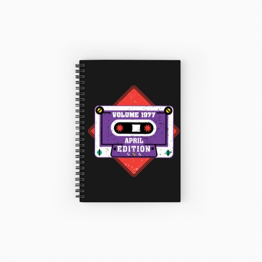 Volume 1977 April Edition Spiral Notebooks   Ruled Line