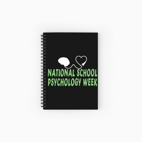 national school psychology week Spiral Notebooks   Ruled Line