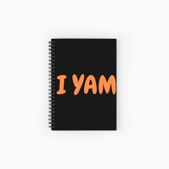 I yam my sweet potato for matching couple thanksgi Spiral Notebooks   Ruled Line