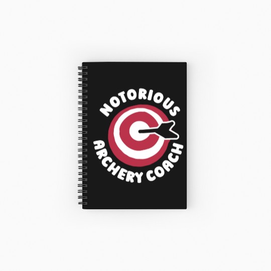 Archery Archery Coach Spiral Notebooks   Ruled Line