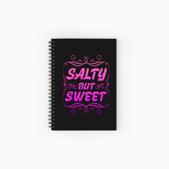 Salty But Sweet 8 Spiral Notebooks   Ruled Line