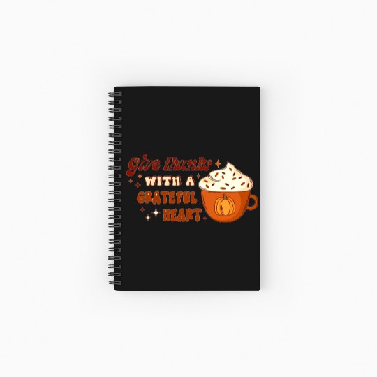 Thanksgiving Break, Happy Thanksgiving Day in 2023 Spiral Notebooks   Ruled Line