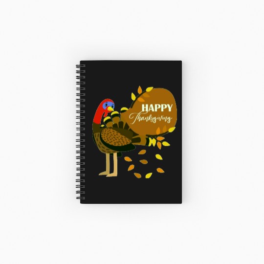 Thanksgiving Day in 2023, Thanksgiving Dinner Spiral Notebooks   Ruled Line