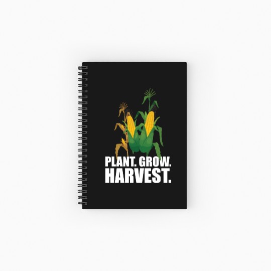 Corn Farmer - Plant Grow Harvest Spiral Notebooks   Ruled Line