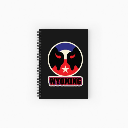 US States WYOMING Spiral Notebooks   Ruled Line
