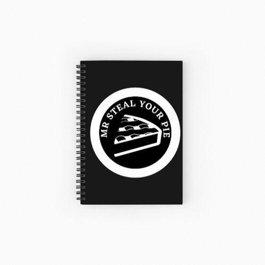 Funny mr steal your pie thanksgiving Spiral Notebooks   Ruled Line
