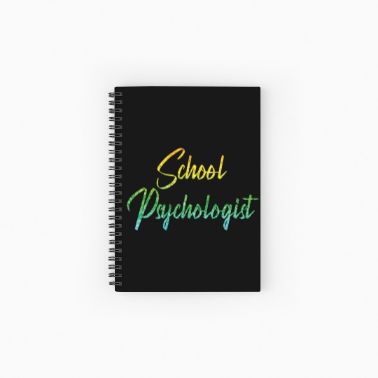 School Psychologist Psychology Teacher Spiral Notebooks   Ruled Line
