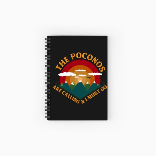 Pocono Mountains Pennsylvania Spiral Notebooks   Ruled Line