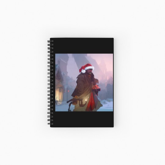 merry christmas santa dont forget my best friend d Spiral Notebooks   Ruled Line