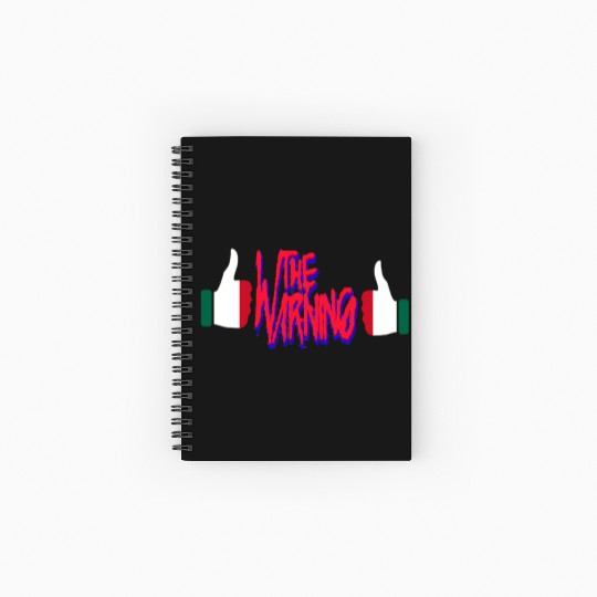 the warning band woman rock Spiral Notebooks   Ruled Line