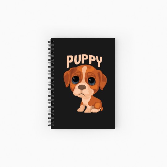 Beagle Cute Puppy Dog Owners Pet Lover Gift Ideas Spiral Notebooks   Ruled Line