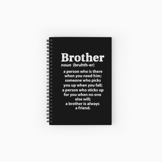 Brother Definition Spiral Notebooks   Ruled Line
