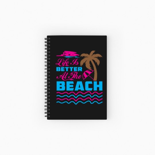 Feeling A LiL Salty with Summer Clothes Spiral Notebooks   Ruled Line