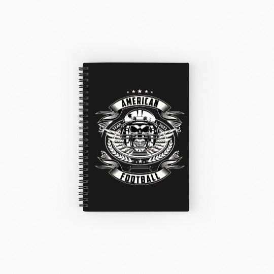 American Football, Game Day Spiral Notebooks   Ruled Line, Football Season