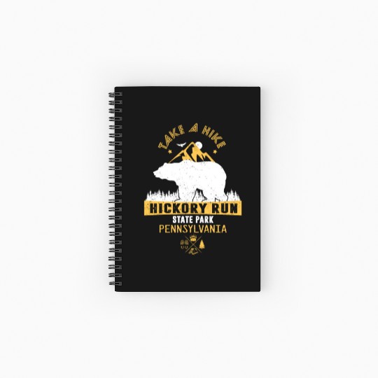 Hickory Run state park Pennsylvania Spiral Notebooks   Ruled Line
