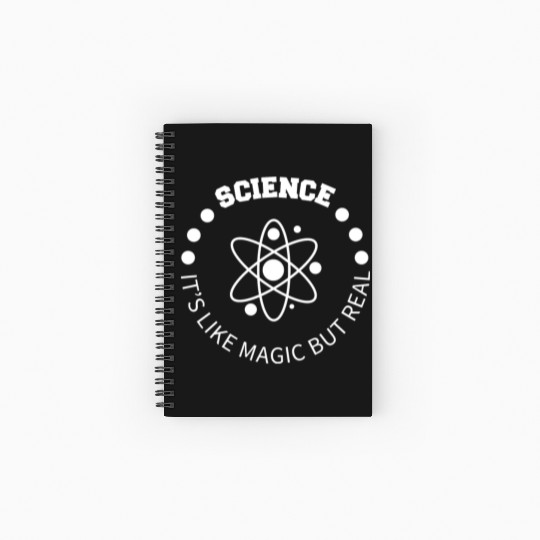 SCIENCE Magic Nerd Geek Teacher Student Gift Ideas Spiral Notebooks   Ruled Line