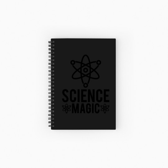 Science Magic Nerd Geek Teacher Student Gift Ideas Spiral Notebooks   Ruled Line