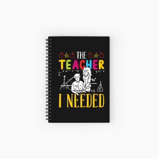 The teacher i needed teachers school class teach Spiral Notebooks   Ruled Line