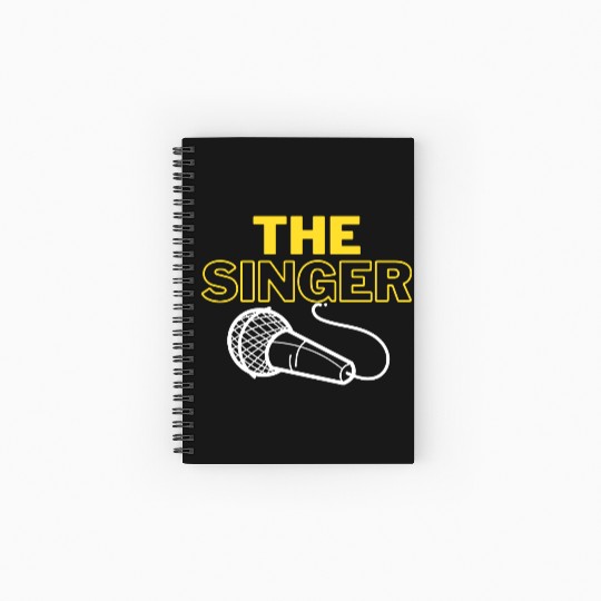 The Singer Simple Band Microphone Spiral Notebooks   Ruled Line