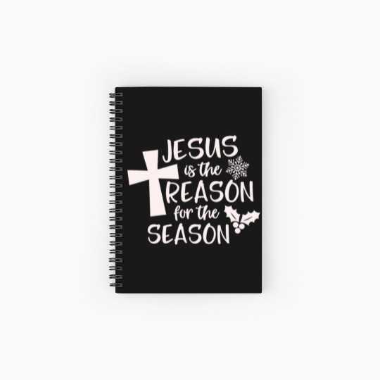 Jesus is The Reason for the Season Candy Christian Spiral Notebooks   Ruled Line