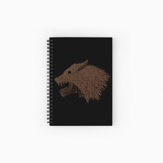 Wolf Spiral Notebooks   Ruled Line