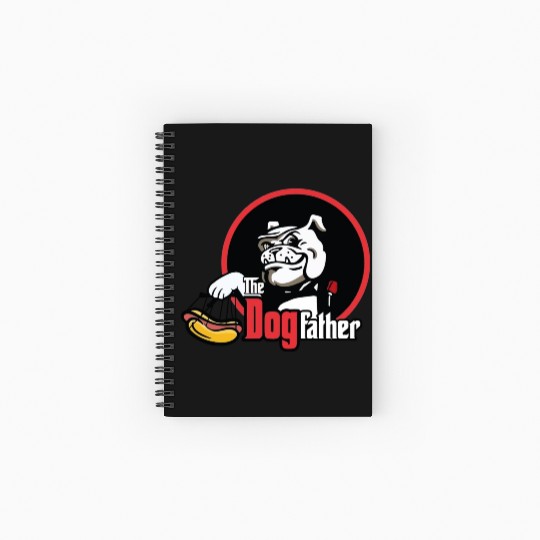 The Dogfather Spiral Notebooks   Ruled Line
