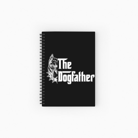 The Dogfather Spiral Notebooks   Ruled Line
