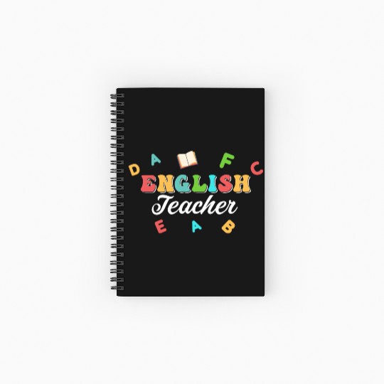 English Teacher Grammar Language Spiral Notebooks   Ruled Line