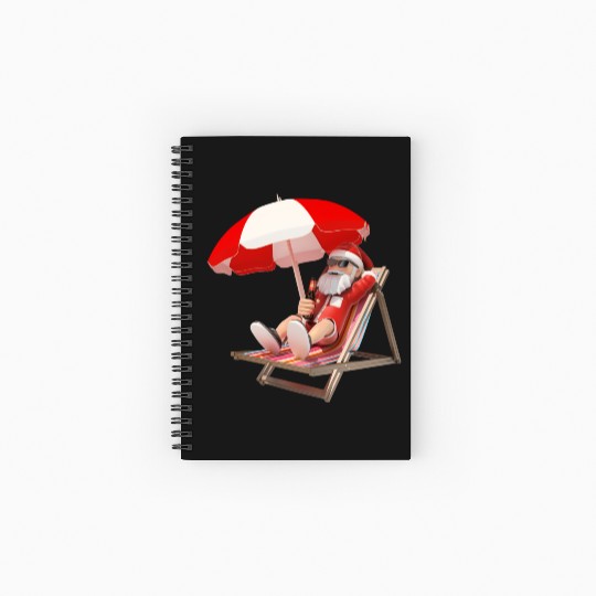 cute, holiday, merry christmas, seasonal, winter, Spiral Notebooks   Ruled Line