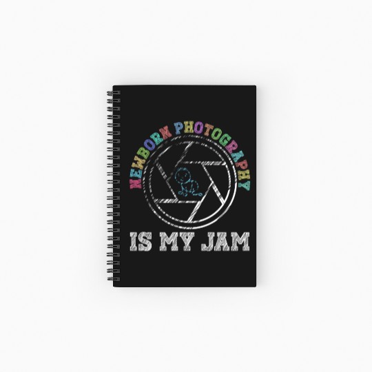 Newborn Photography Is My Jam - Newborn Spiral Notebooks   Ruled Line