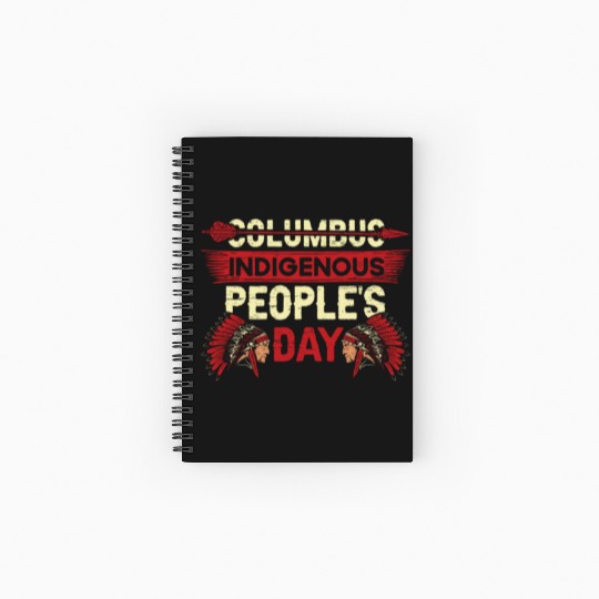 Indigenous People's Native Indian American Anti Spiral Notebooks   Ruled Line