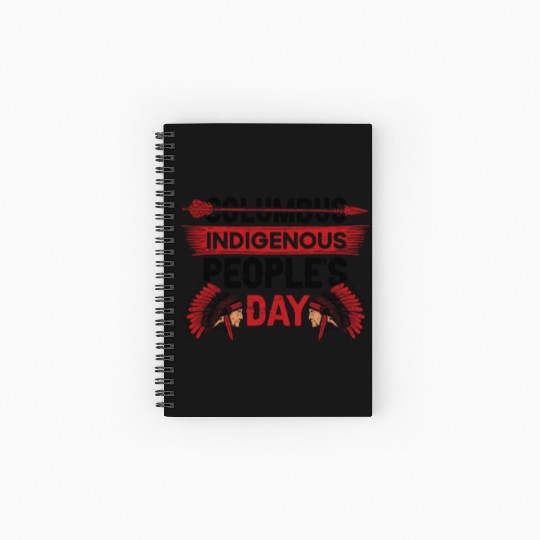 Indigenous People's Native Indian American Anti Spiral Notebooks   Ruled Line