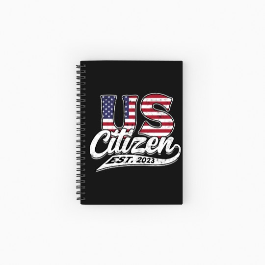 US Immigrant Indigenous USA Immigrants america Spiral Notebooks   Ruled Line