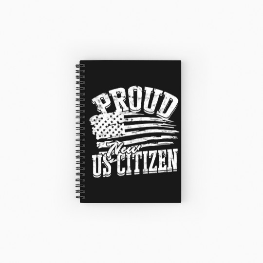 US Immigrant Indigenous USA Immigrants america Spiral Notebooks   Ruled Line