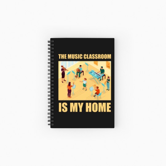 Music Teacher Spiral Notebooks   Ruled Line