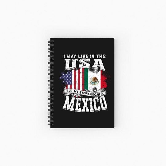 US Immigrant Indigenous USA Immigrants america Spiral Notebooks   Ruled Line