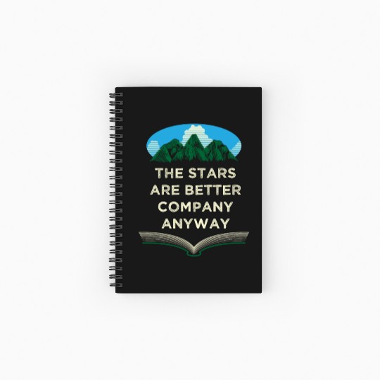 Stars Are Better Company Wildlife Camping Outdoor Spiral Notebooks   Ruled Line