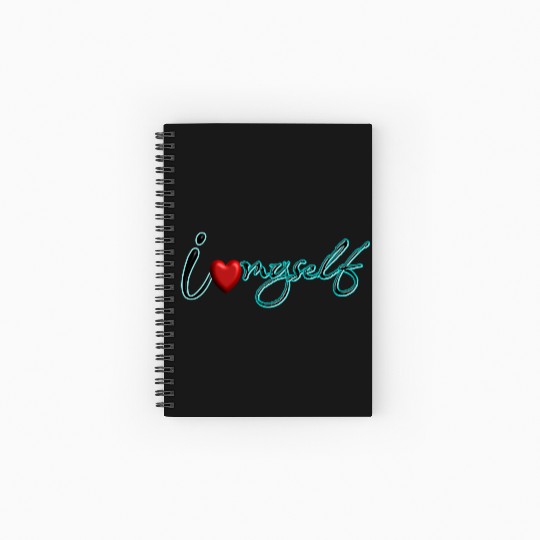 I Love myself Spiral Notebooks   Ruled Line