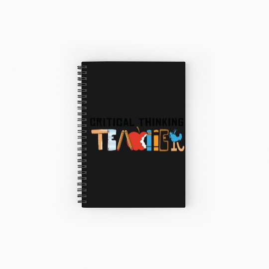 Critical Thinking Teacher Cool Gifts Spiral Notebooks   Ruled Line