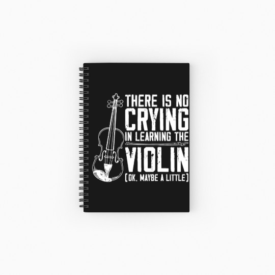 Violin Violinist There Is No Spiral Notebooks   Ruled Line