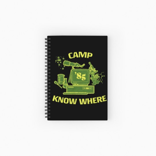 Camp Know Where, Science,1985 Spiral Notebooks   Ruled Line