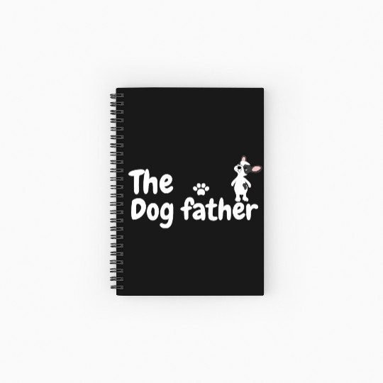 The dog father Spiral Notebooks   Ruled Line