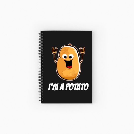 I'm A Potato Sweet Potato Spiral Notebooks   Ruled Line