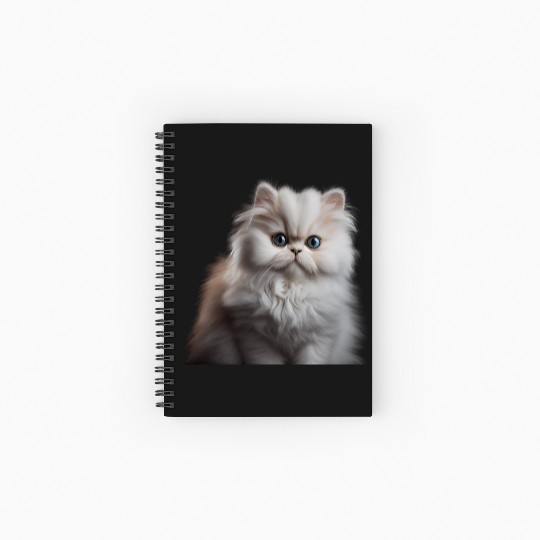 Persian Cat - A Sweet Gift Idea For All Cat Spiral Notebooks   Ruled Line