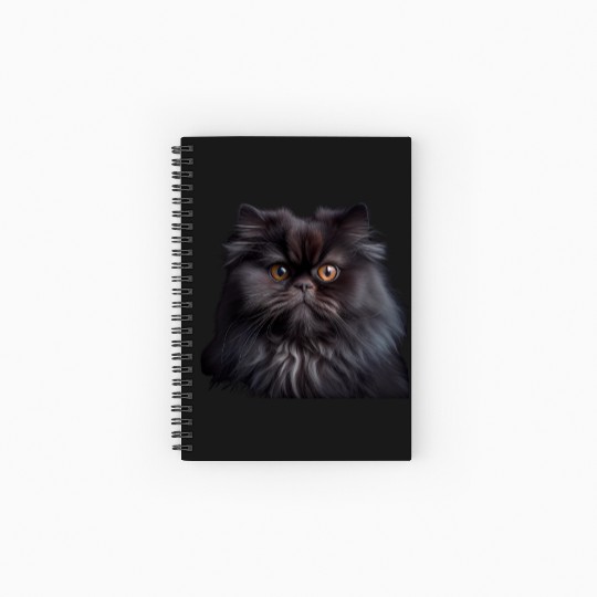 Persian Cat - A Sweet Gift Idea For All Cat Spiral Notebooks   Ruled Line