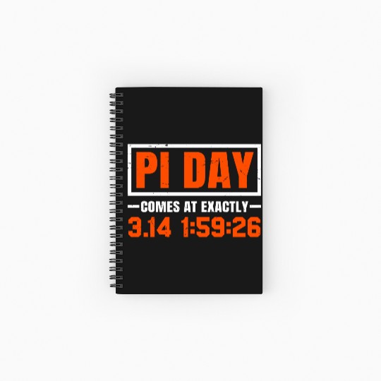 Funny Pi Day Spiral Notebooks   Ruled Line Math Spiral Notebooks   Ruled Line for Pi Day 3 14159